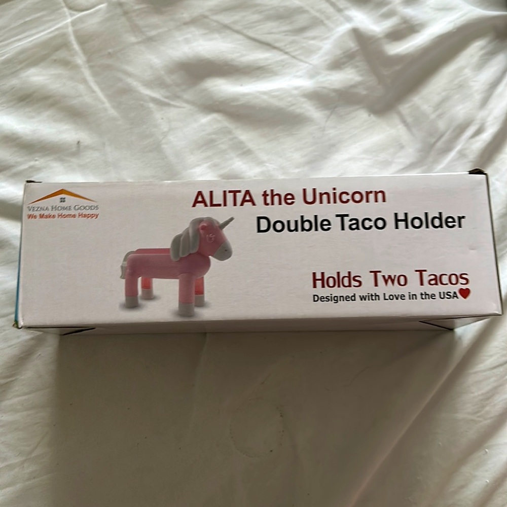 Unicorn Double Taco holder-New In Box